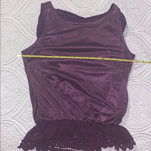 Charming Charlie lace overlay top - Picture 6 of 10